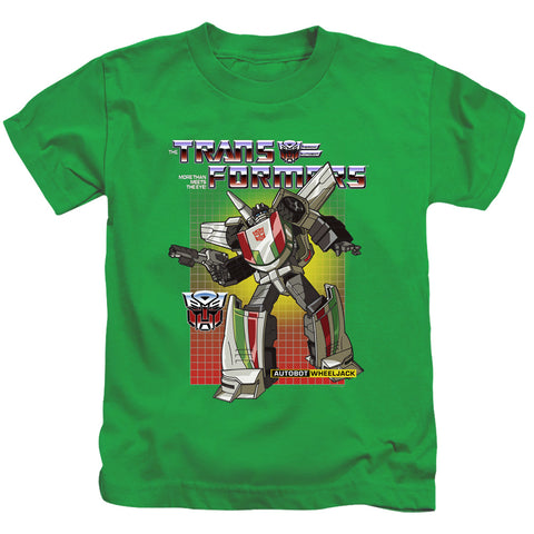 Transformers/wheeljack-s/s Juvenile 18/1-kelly Green