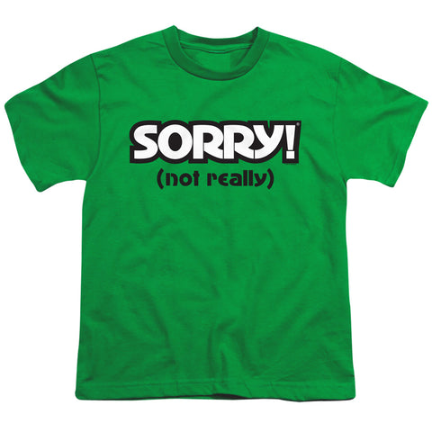 Sorry/not Sorry-s/s Youth 18/1-kelly Green