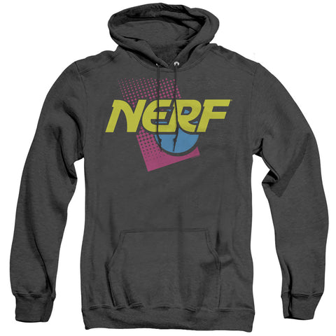 Nerf/90s Logo-adult Heather Hoodie-black