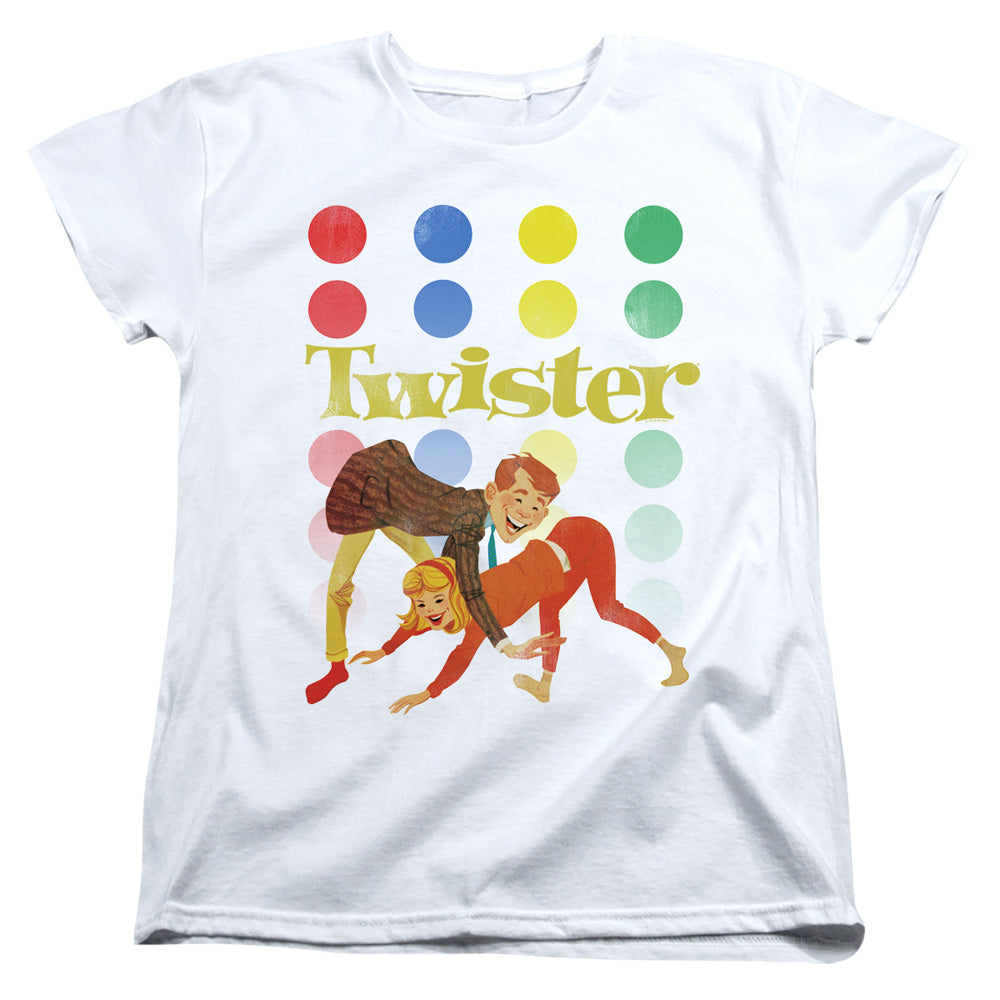 Twister/old School Twister-s/s Women's Tee-white
