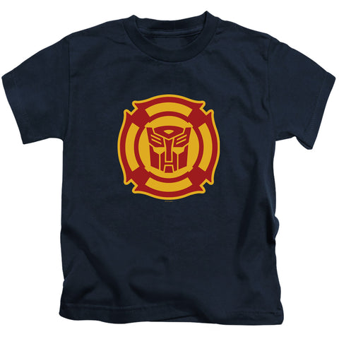 Transformers/rescue Bots Logo-s/s Juvenile 18/1-navy