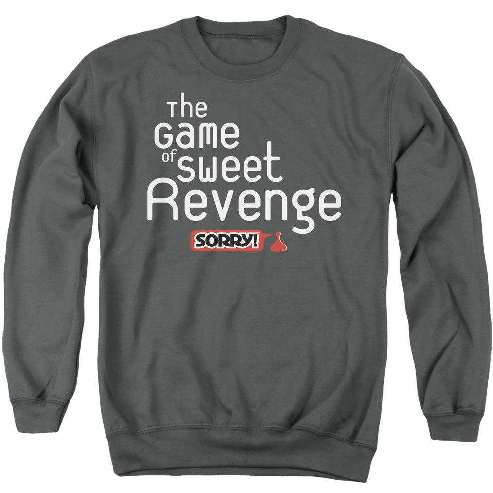 Sorry/sweet Revenge-adult Crewneck Sweatshirt-charcoal