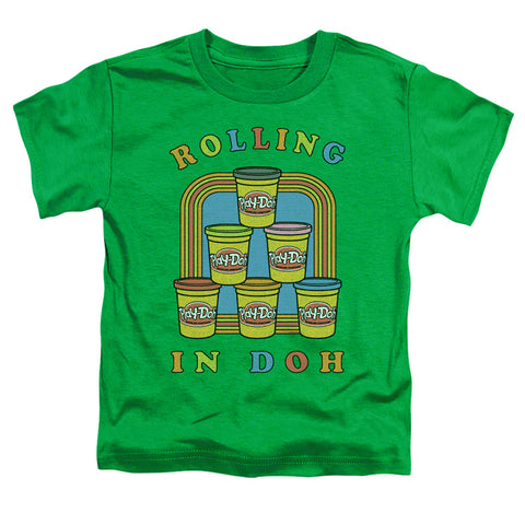 Play Doh/rolling In Doh-s/s Toddler Tee-kelly Green