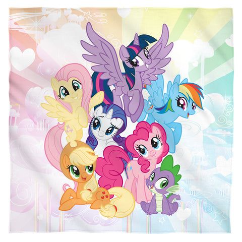 My Little Pony Tv/pony Group-bandana-white