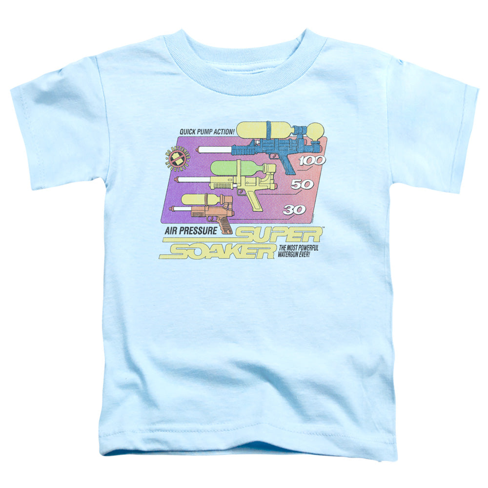 Super Soaker/original Soaker-s/s Toddler Tee-light Blue