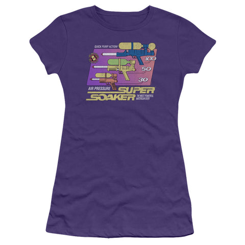 Super Soaker/original Soaker-s/s Junior Sheer-purple