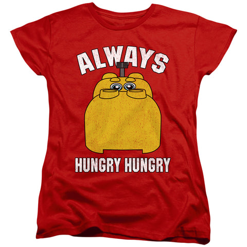 Hungry Hungry Hippos/hungry-s/s Women's Tee-red