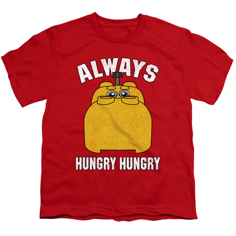Hungry Hungry Hippos/hungry-s/s Youth 18/1-red