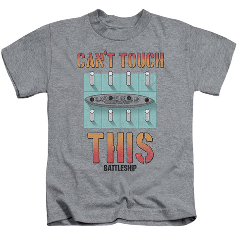 Battleship/cant Touch This-s/s Juvenile 18/1-athletic Heather
