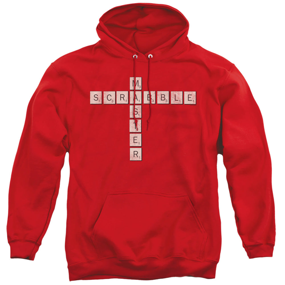 Scrabble/scrabble Master-adult Pull-over Hoodie-red