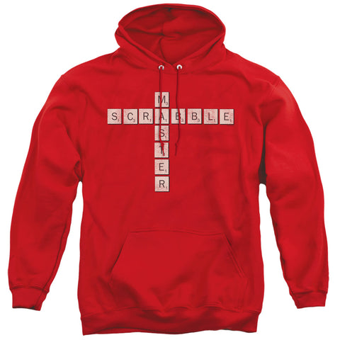 Scrabble/scrabble Master-adult Pull-over Hoodie-red