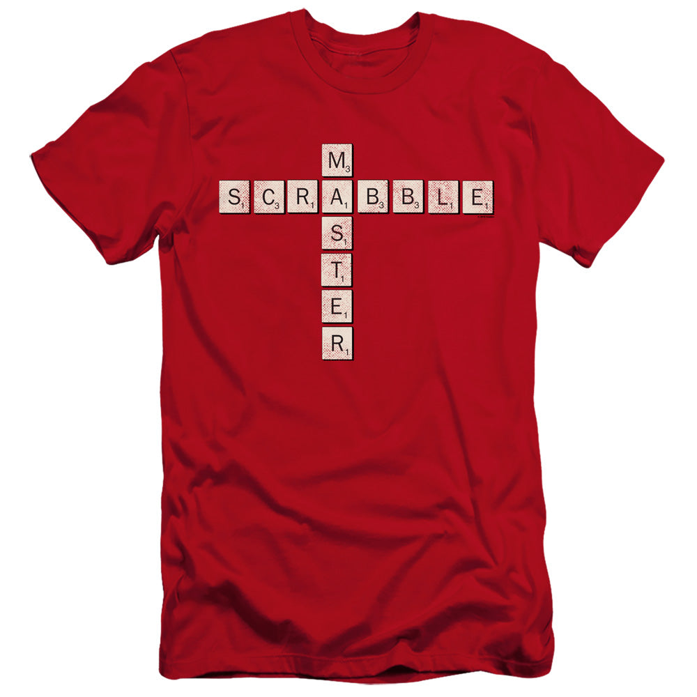 Scrabble/scrabble Master-hbo S/s Adult 30/1-red