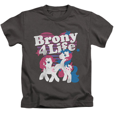 My Little Pony Retro/brony 4 Life-s/s Juvenile 18/1-charcoal