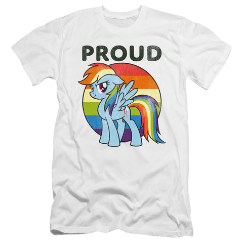 My Little Pony Tv/proud-hbo S/s Adult 30/1-white