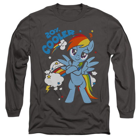 My Little Pony Tv/20 Percent Cooler-l/s Adult 18/1-charcoal