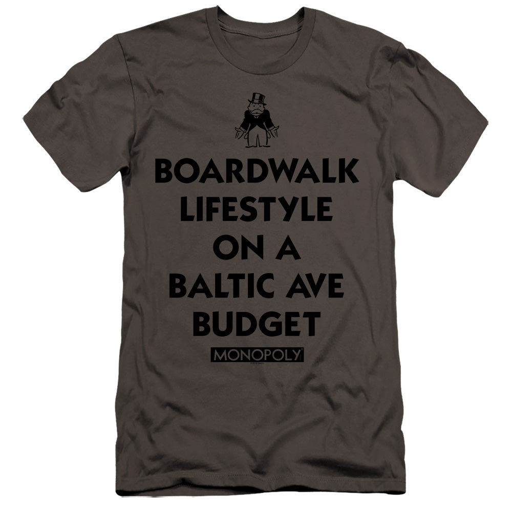 Monopoly/lifestyle Vs Budget-hbo S/s Adult 30/1-charcoal