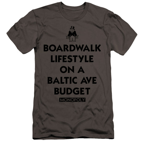 Monopoly/lifestyle Vs Budget-hbo S/s Adult 30/1-charcoal