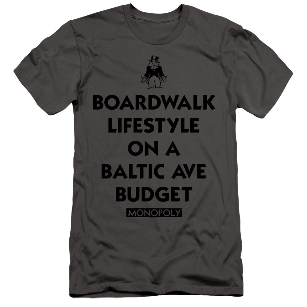 Monopoly/lifestyle Vs Budget-s/s Adult 30/1-charcoal