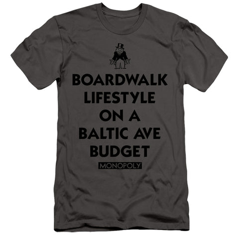 Monopoly/lifestyle Vs Budget-s/s Adult 30/1-charcoal