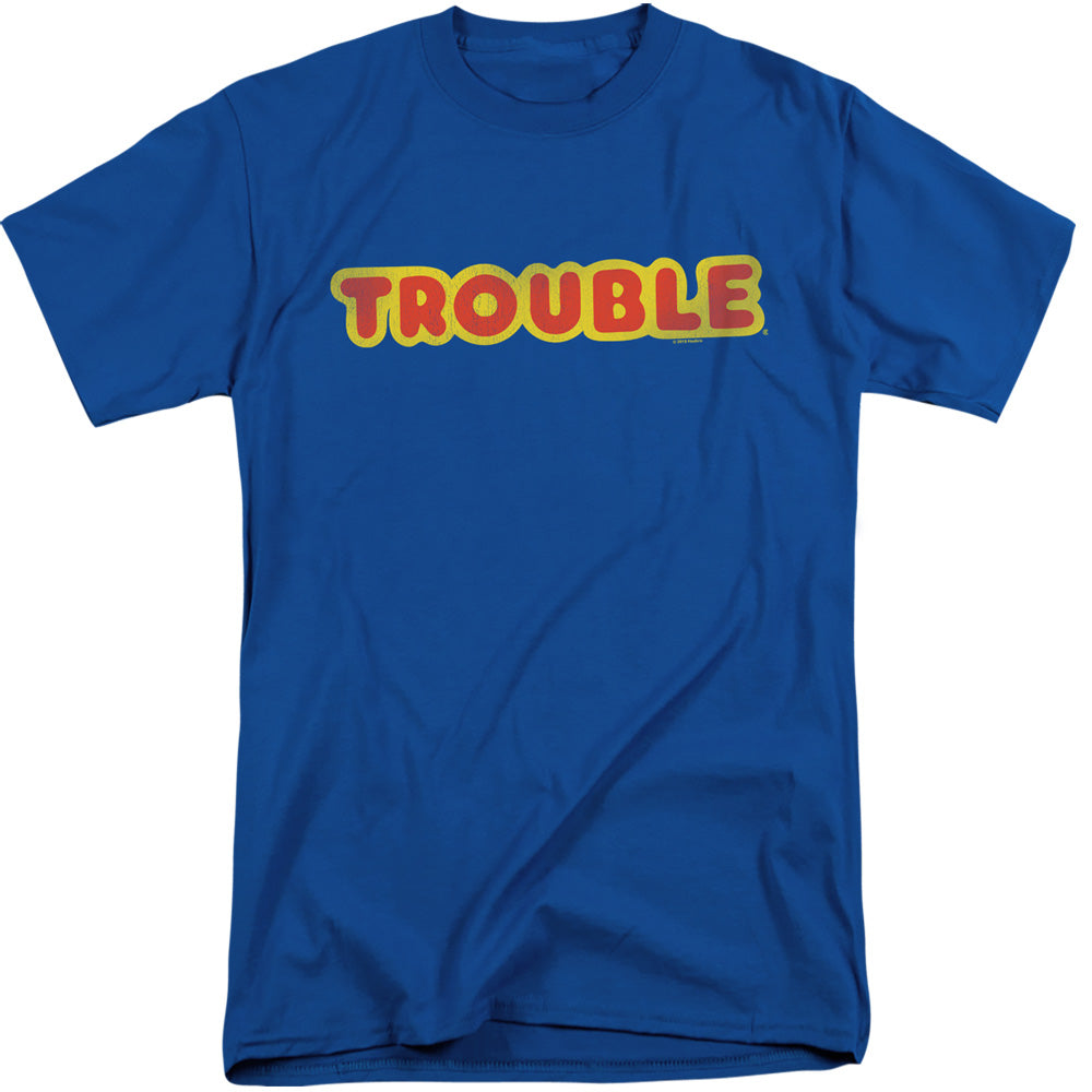 Trouble/logo-s/s Adult Tall 18/1-royal Blue