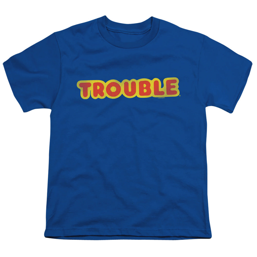 Trouble/logo-s/s Youth 18/1-royal Blue