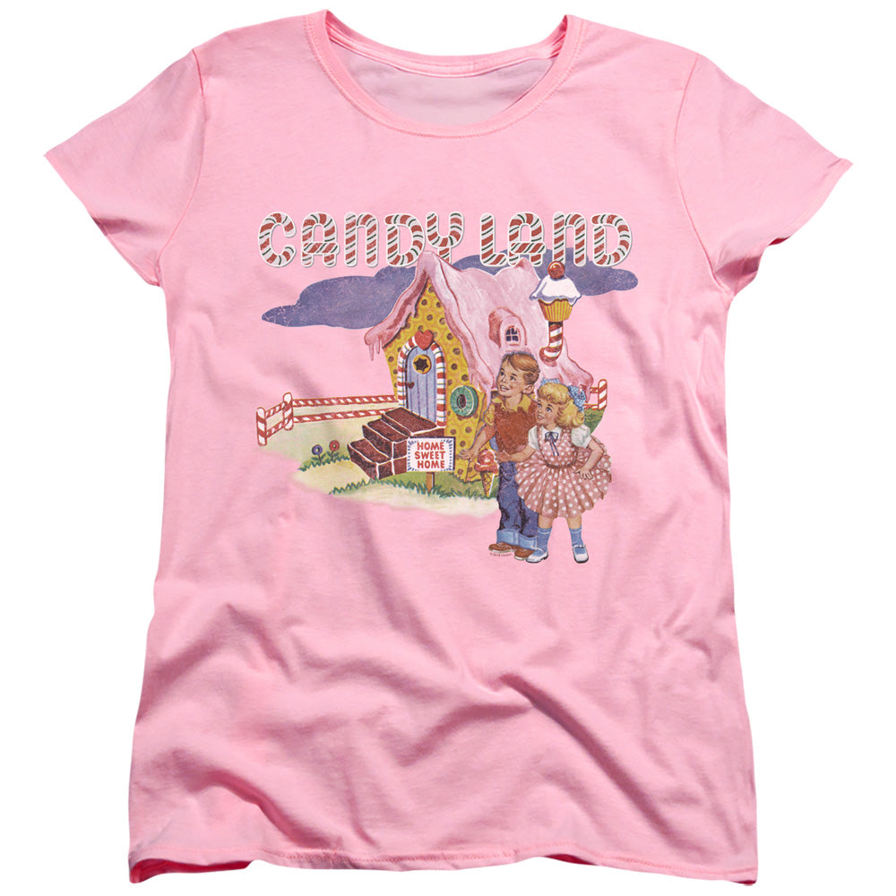 Candy Land/cotton Candy Land-s/s Women's Tee-pink