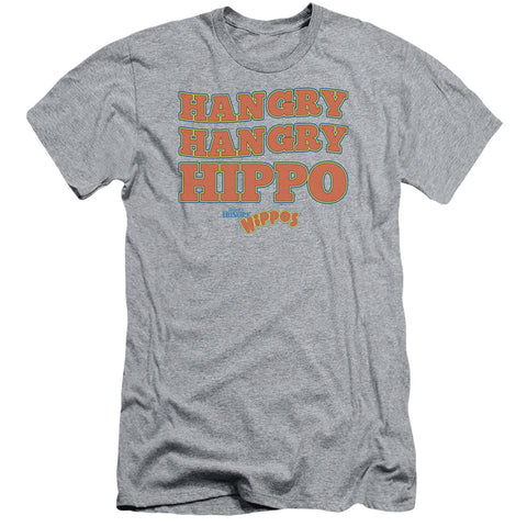 Hungry Hungry Hippos/hangry-s/s Adult 30/1-athletic Heather