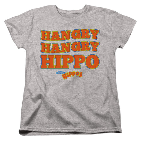 Hungry Hungry Hippos/hangry-s/s Women's Tee-athletic Heather