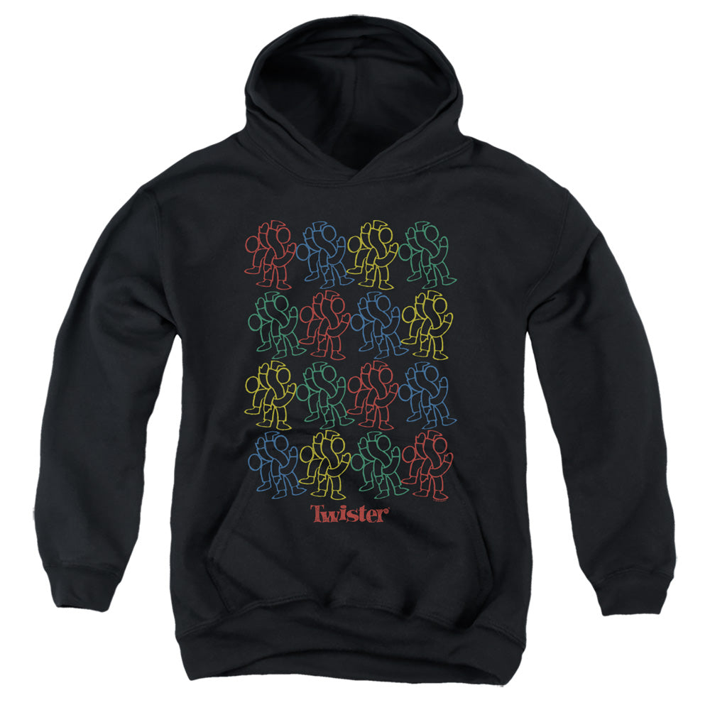 Twister/retro Fashion Icon-youth Pull-over Hoodie-black