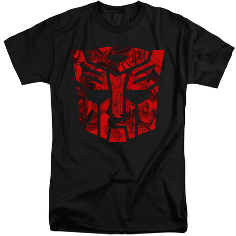 Transformers/tonal Autobot-s/s Adult Tall 18/1-black