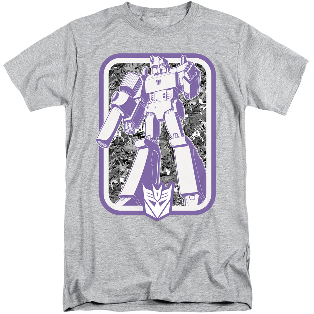 Transformers/decepticon-s/s Adult Tall 18/1-athletic Heather
