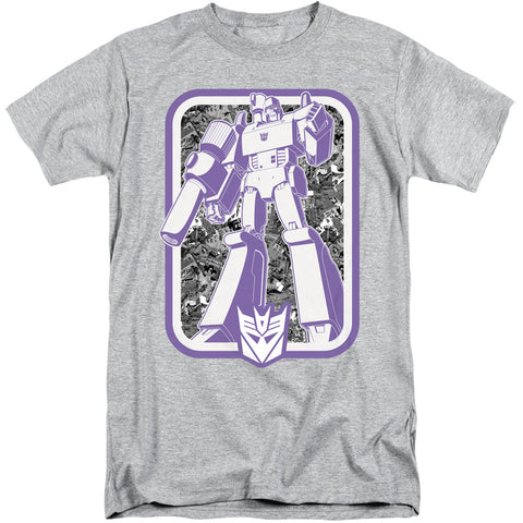 Transformers/decepticon-s/s Adult Tall 18/1-athletic Heather