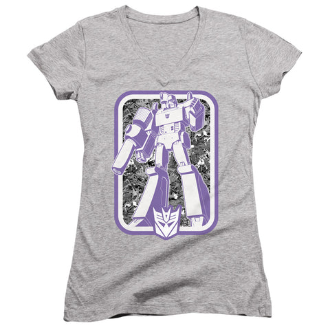 Transformers/decepticon-junior V-neck-athletic Heather