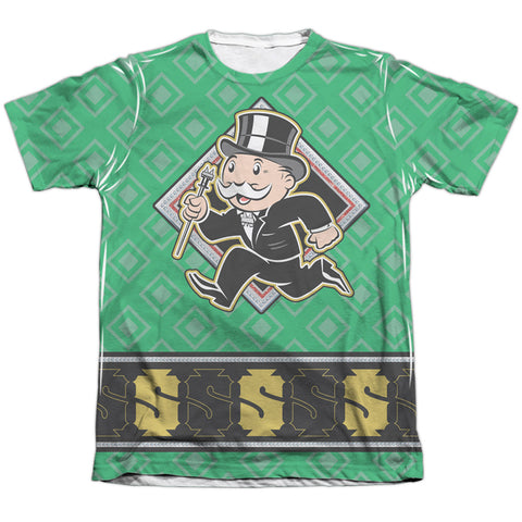 Monopoly/jersey-adult Poly/cotton S/s Tee-white