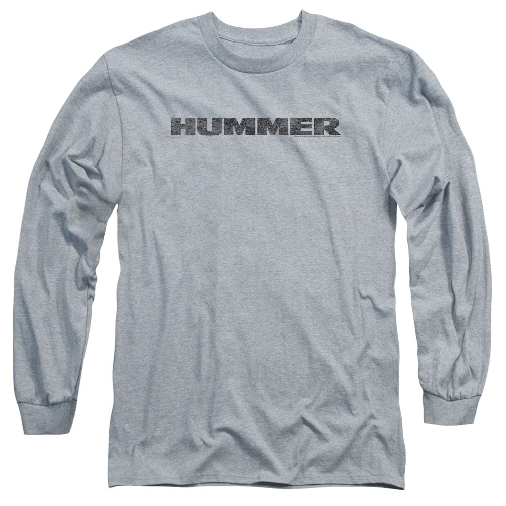 Hummer/distressed Hummer Logo-l/s Adult 18/1-athletic Heather