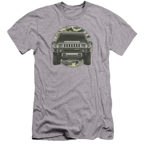 Hummer/lead Or Follow-premuim Canvas Adult Slim Fit 30/1-athletic Heather
