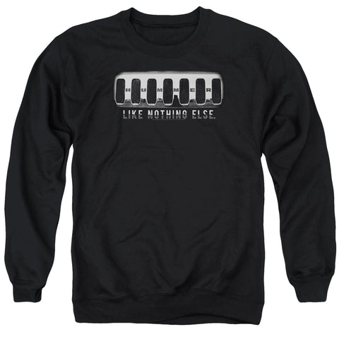 Hummer/grill-adult Crewneck Sweatshirt-black