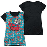 Junior Cap Sleeve 100% Poly Black Back