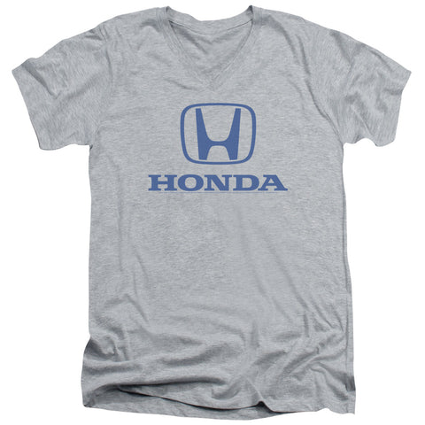 Honda/standard Logo-s/s Adult V-neck 30/1-athletic Heather