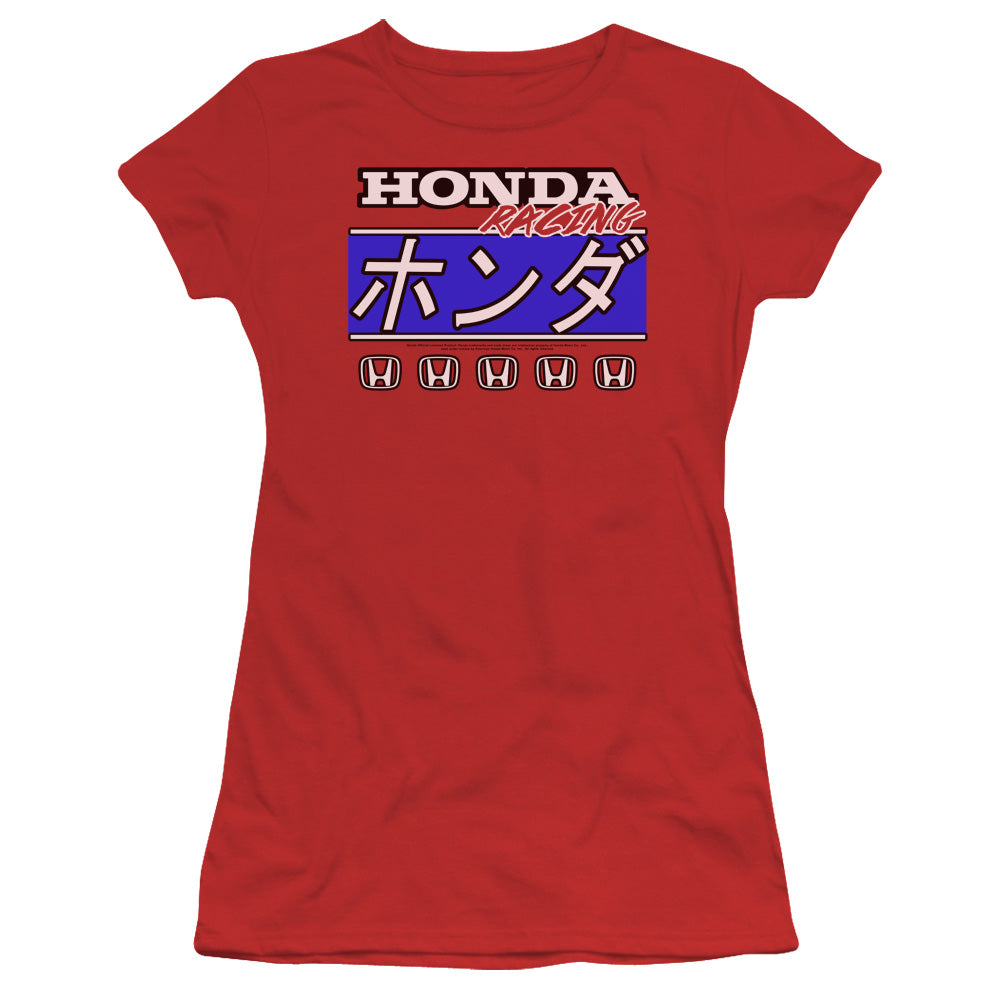Honda/kanji Racing-s/s Junior Sheer-red