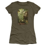 Juniors Sheer Cap Sleeve