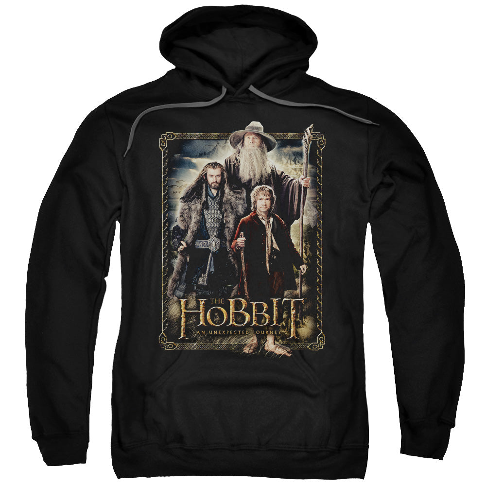 The Hobbit/the Three-adult Pull-over Hoodie-black