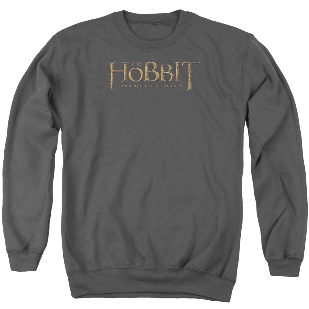 The Hobbit/distressed Logo - Adult Crewneck Sweatshirt - Charcoal