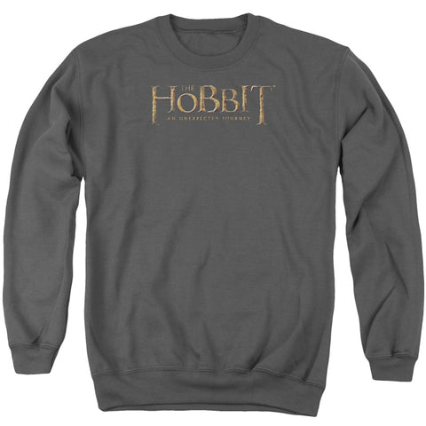 The Hobbit/distressed Logo - Adult Crewneck Sweatshirt - Charcoal