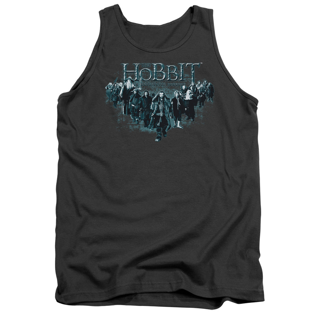 The Hobbit/thorin And Company - Adult Tank - Charcoal