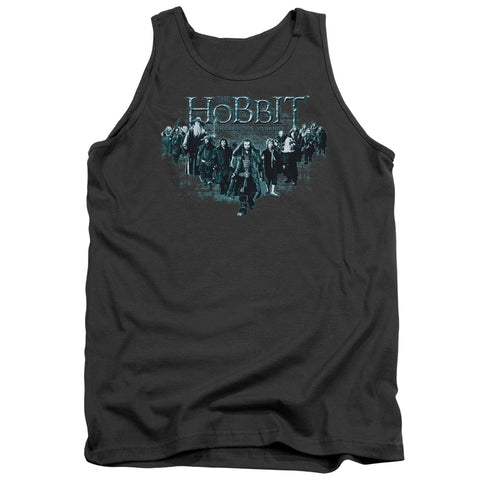 The Hobbit/thorin And Company - Adult Tank - Charcoal