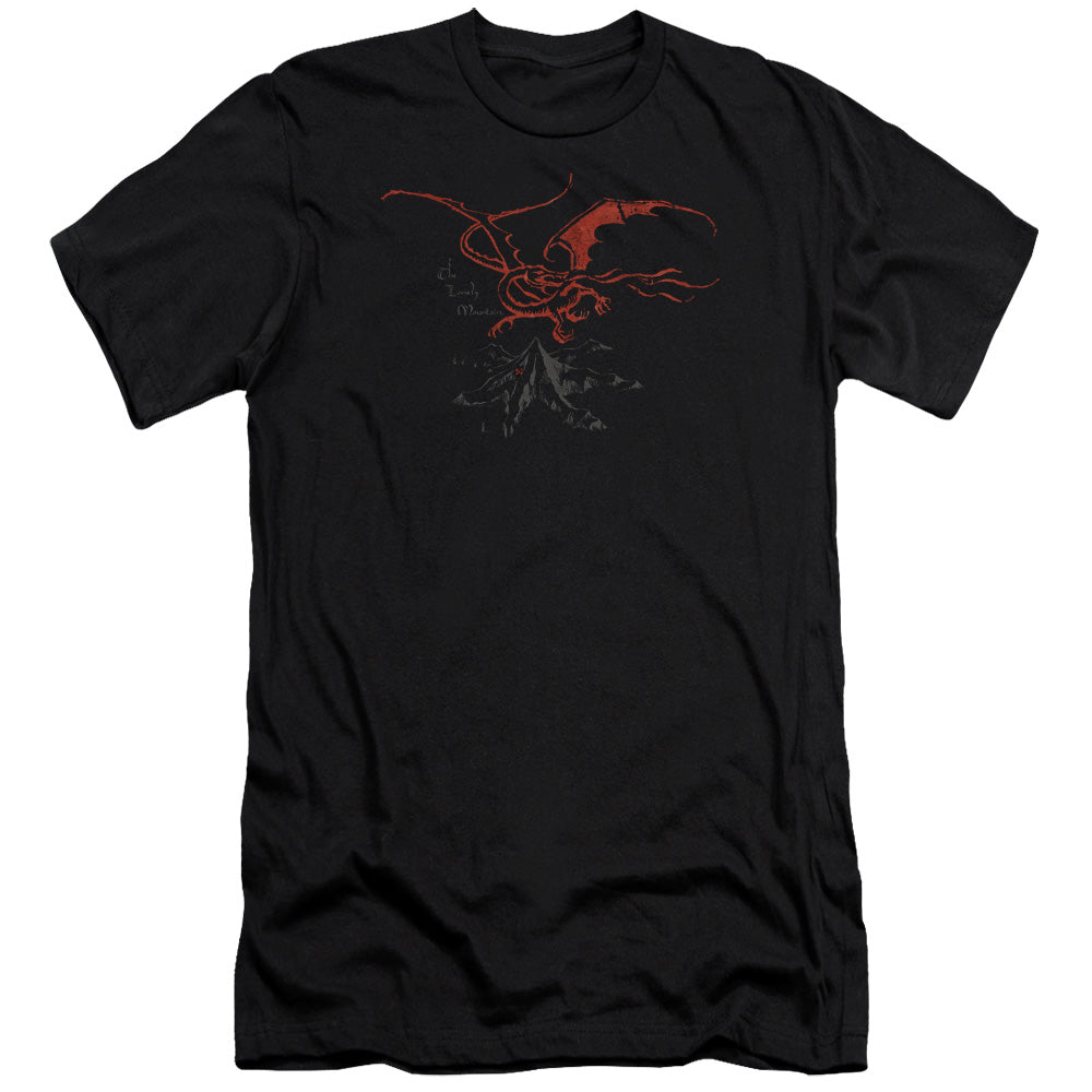 The Hobbit/smaug-premuim Canvas Adult Slim Fit 30/1-black