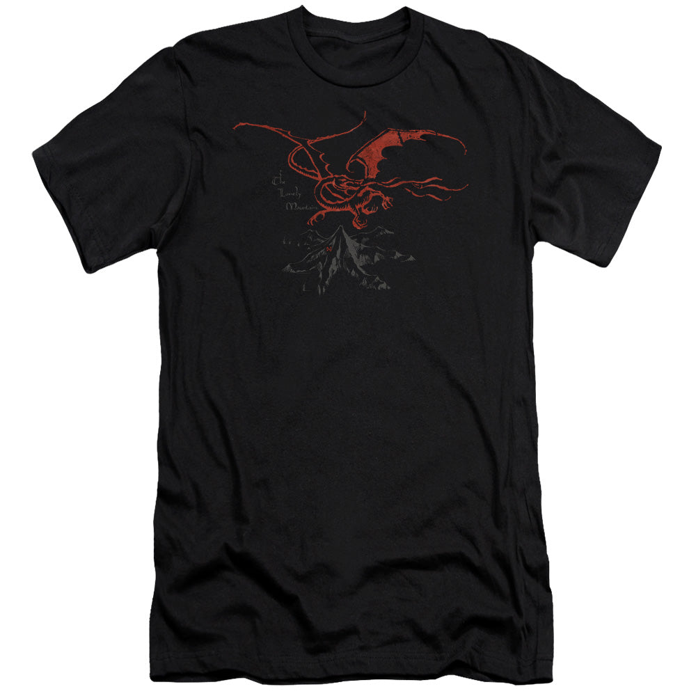 The Hobbit/smaug - S/s Adult 30/1 - Black