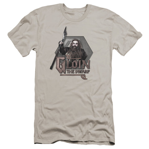 The Hobbit/gloin-premuim Canvas Adult Slim Fit 30/1-silver