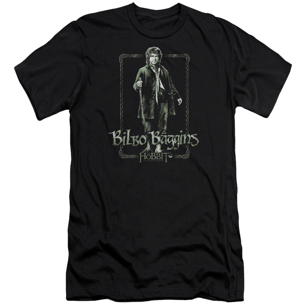 The Hobbit/bilbo Stare-premuim Canvas Adult Slim Fit 30/1-black